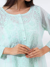Nazakat Chikankari Kota kurti with Inner