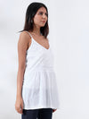 Anna: Chikankari white Spagetti
