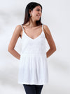 Anna: Chikankari white Spagetti