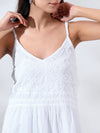 Anna: Chikankari white Spagetti