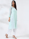 Nazakat Chikankari Kota kurti with Inner