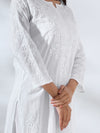 Zeenat: Classic chikankari on pure white cotton
