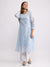 Nazakat Kota blue kurti with Afgani pant