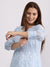 Nazakat Kota blue kurti with Afgani pant