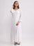 Maham- Luxurious Anarkali crafted with silk thread Chikankari kurti