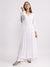 Maham- Luxurious Anarkali crafted with silk thread Chikankari kurti