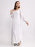 Maham- Luxurious Anarkali crafted with silk thread Chikankari kurti