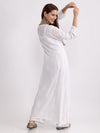 Maham- Luxurious Anarkali crafted with silk thread Chikankari kurti