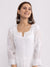 Maham- Luxurious Anarkali crafted with silk thread Chikankari kurti