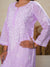 Jugni Mul Cotton Printed Straight Kurti-Purple