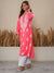 Nilofar: Pink hand embroidered Modal Chikankari Kurti