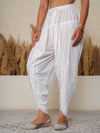Jugni Sunset Mul cotton Chikankari kurti with Dhoti Pant