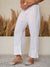 New Chikankari Pants with Intricate jaal chikankari embroidery at bottom. The free size elastic waist
