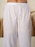 You highness muslin white kurti with Chikankari pants