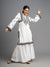 Noor: Pure cotton white Monochrome chikankari kurti