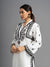 Noor: Pure cotton white Monochrome chikankari kurti