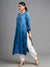 Shahana: Muslin Chikankari kurti,crafted with fine Bakhiya embroidery & Mukhesh work