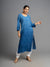 Shahana: Muslin Chikankari kurti,crafted with fine Bakhiya embroidery & Mukhesh work