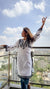 Noor: Pure cotton white Monochrome chikankari kurti