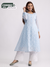 Nazakat Kota blue kurti with Afgani pant